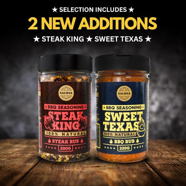 Detalle de Pack de 4 BBQ Rubs naturels pour viande