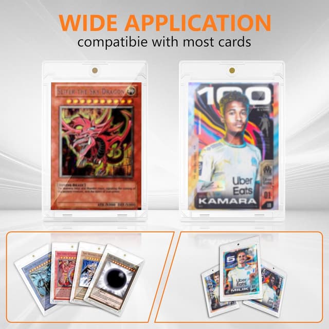 Thumbnail 6 de 16 Stück 35PT Magnetische Kartenhüllen UV Toploader