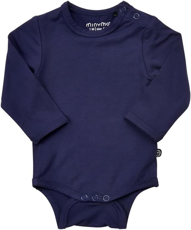 Detalle de MINYMO Unisex Baby Body Ls mit Druckknöpfen – Formender Body aus Bambus-Viskose
