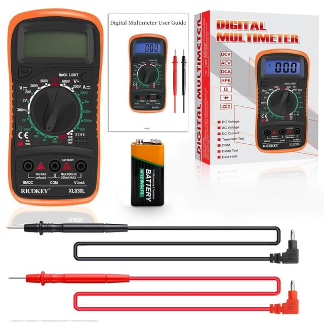 Thumbnail 6 de Digital Multimeter Voltmeter 2.7in LCD