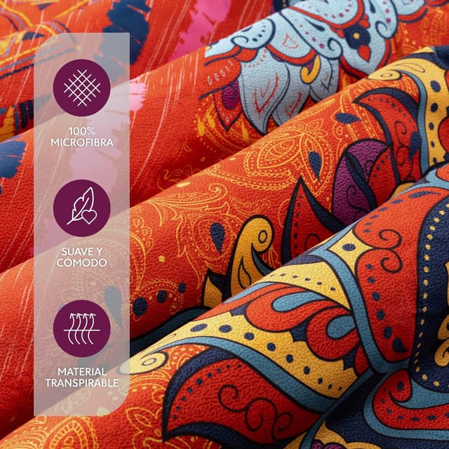 Thumbnail 2 de Funda Nórdica Nordica 200x200 Boho Mandala Rosa 🌸 con 2 Almohadas