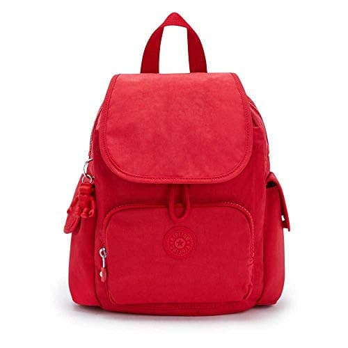 Detalle de Kipling City Pack Mini Mochila Pequeña - Red Rouge