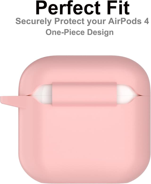 Thumbnail 1 de Nemteur AirPods 4 Hülle 2024 Rosa Silikon Schutzhülle