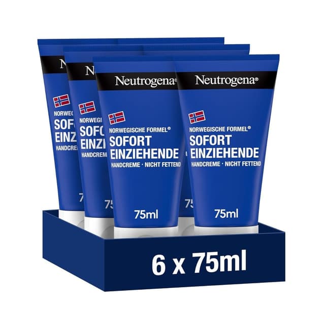 Detalle de Neutrogena Sofort einziehende Handcreme 6×75 ml