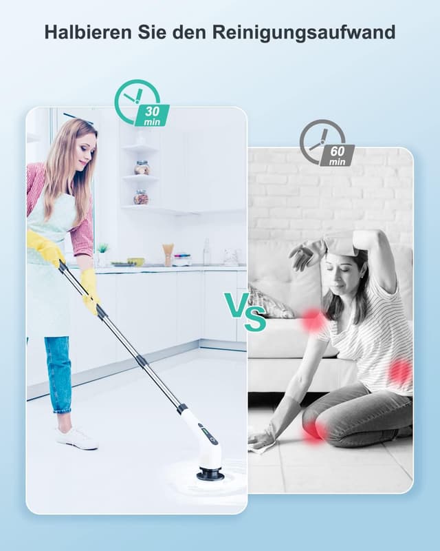 Detalle 2 de Leebein Electric Spin Scrubber 137 cm đź§˝