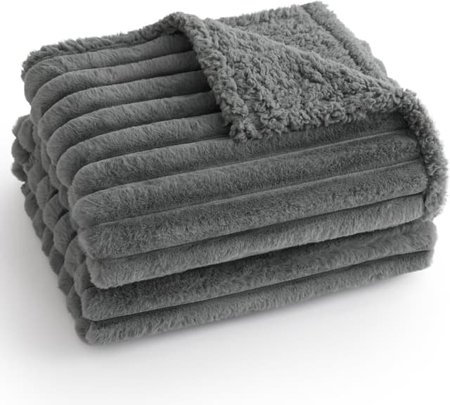 Detalle de BEDSURE wasserdichte Hundedecke in Grau, 102 x 127 cm – waschbar & gepolstert für Sofa & Hundesofa