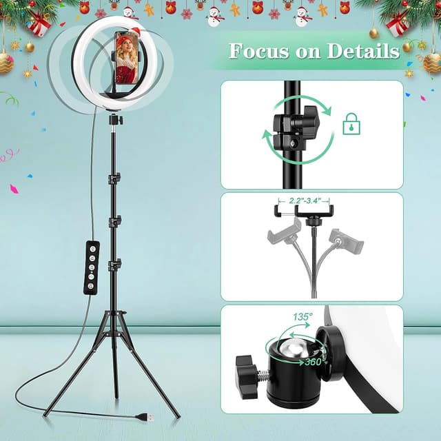 Thumbnail 4 de Ring Light Professionale Luce Selfie
