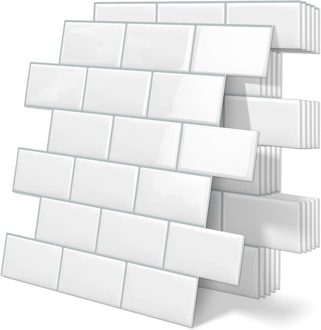 Thumbnail 5 de Tiwoos Azulejos adhesivos 30,5x30,5 cm 10 unidades