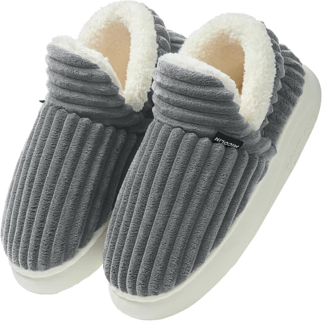 Detalle de Donpapa ciabatte invernali chiuse con memory foam e suola antiscivolo