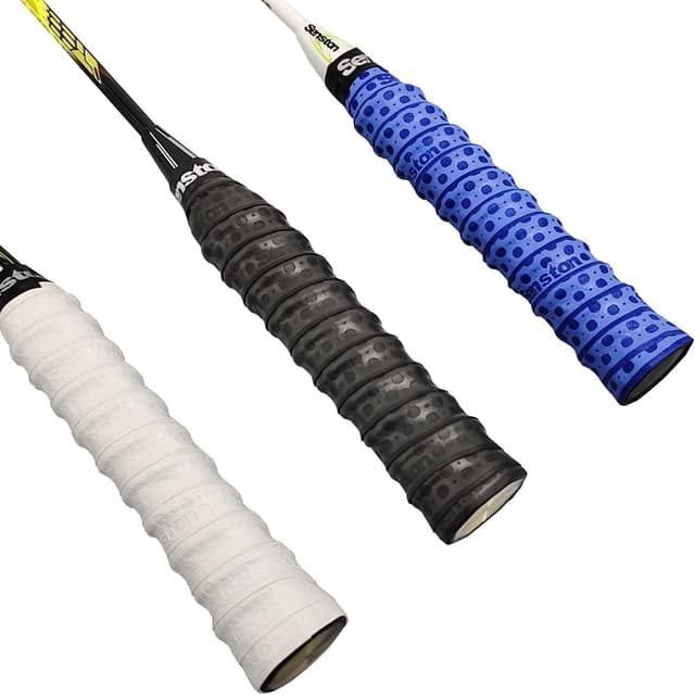Detalle 2 de Senston PU Racquet Grip 5-Pack Overgrips for Tennis, Badminton and Squash