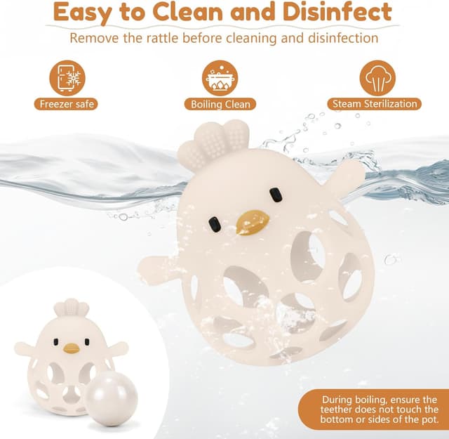 Thumbnail 2 de MCGMITT Juguete mordedor pollito 0-12 meses