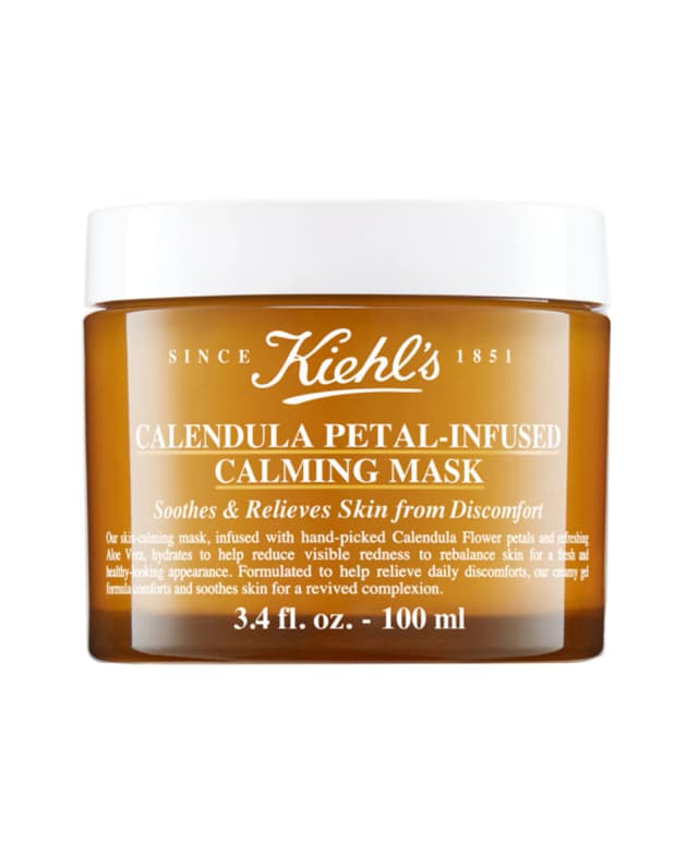 Detalle de Kiehl's Calendula Petal Mask 100 ml — mascarilla facial calmante