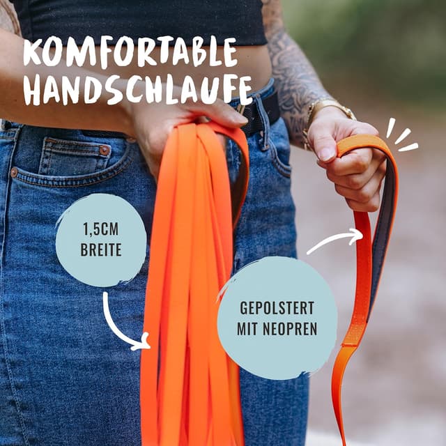 Detalle 2 de Schleppleine 5 m für Hunde Rudelkönig