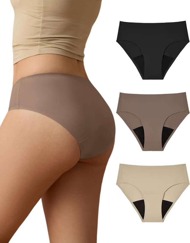 Thumbnail 6 de SHARICCA Periodenunterwäsche für starke Blutungen – 40 ml Saugfähigkeit, auslaufsichere Slips