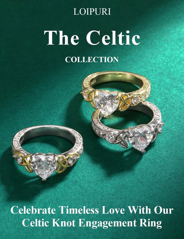 Thumbnail 4 de LOIPURI Moissanite 2CT Heart Promise Ring 💍