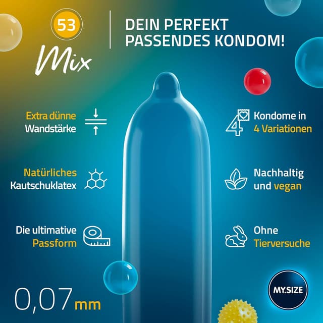 Thumbnail 3 de My.Size Mix Kondome 53 mm
