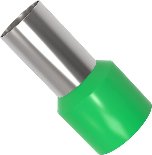 Detalle de AUPROTEC puntalini isolati con imbuto 0,34–50 mm² (terminali a bussola) marrone da 25 mm², 10 pezzi