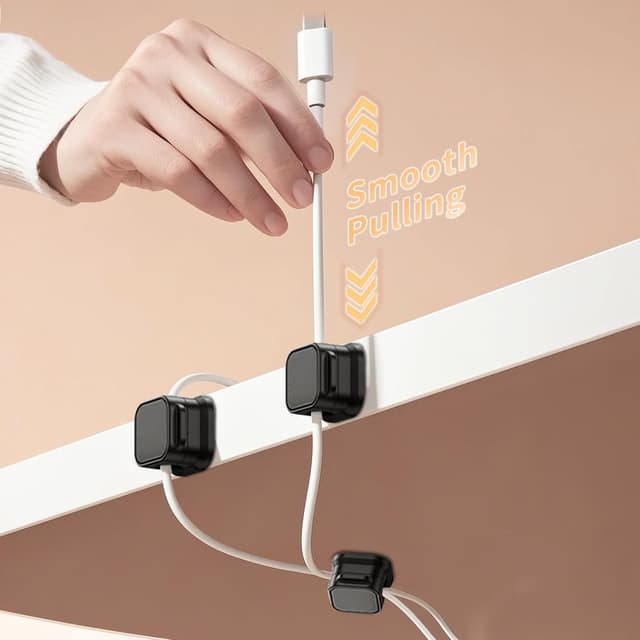 Thumbnail 6 de HoneyHolly Passe câble bureau 5 pièces