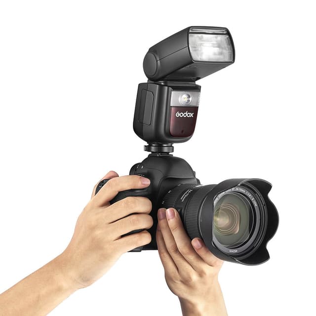 Detalle de Kit de flash Godox V860III TTL con radio Godox X para Fujifilm