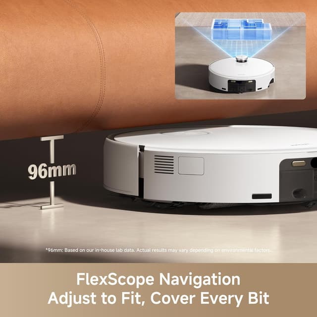 Detalle 2 de Mova Z60 Ultra Roller SA Robot Vacuum and Mop with 26,000Pa Suction, Auto Mop Cleaning Dock & Voice Control