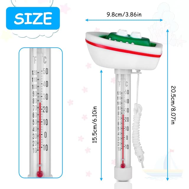 Thumbnail 1 de OFFCUP Termometro Galleggiante 10–50°C per Piscina