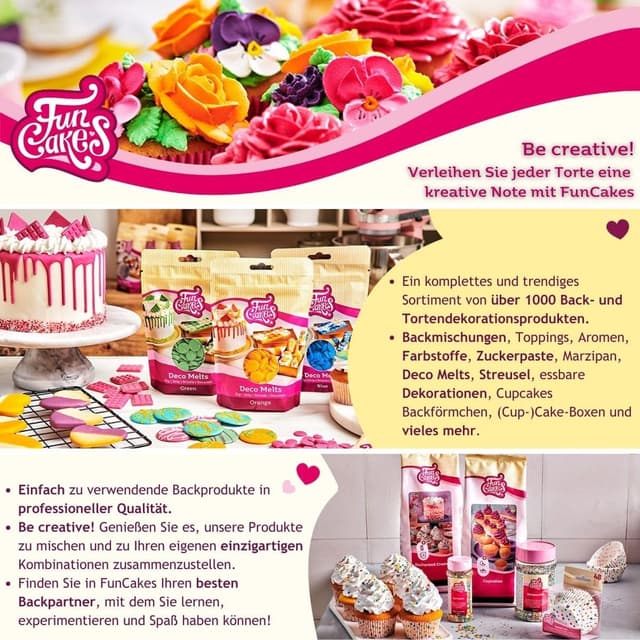 Thumbnail 6 de FunCakes Pasta de Azúcar Rojo Fuego 1 kg 🍰