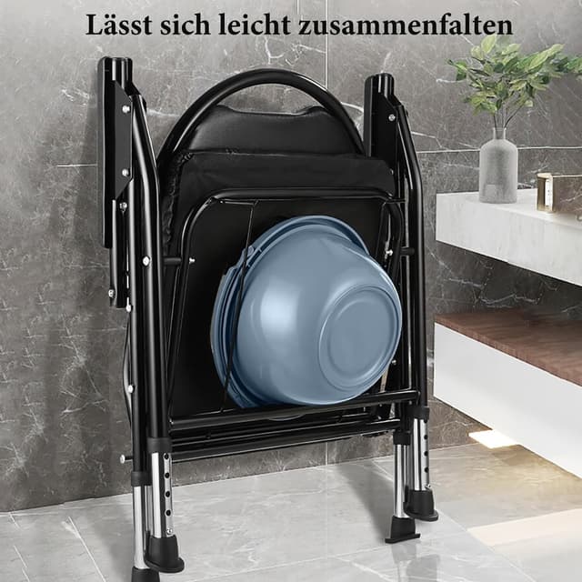 Thumbnail 6 de NJUN Toilettenstuhl Senioren höhenverstellbar 400 kg