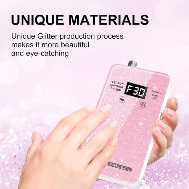 Detalle 2 de COSYGLOW Glitter E-File 30000 RPM ๐