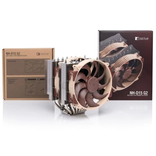 Detalle de Noctua NH-D15 G2 ventilador para CPU de 140 mm marrón (segunda generación)