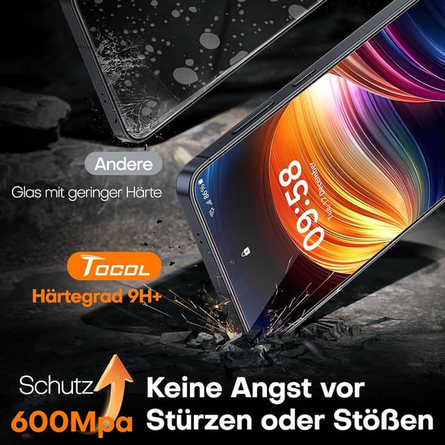 Thumbnail 3 de TOCOL Galaxy S25 Displayschutz 6,2 Zoll