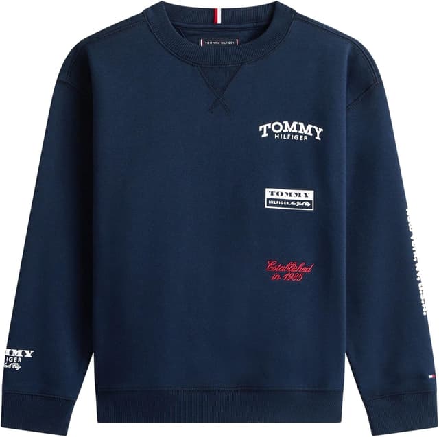 Thumbnail 4 de Tommy Hilfiger felpa multistampa per ragazzi