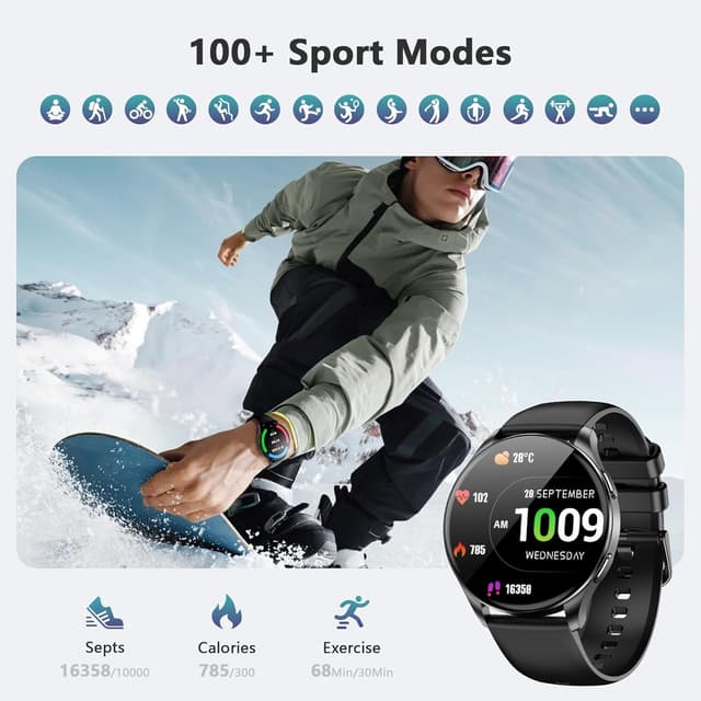 Thumbnail 4 de Blackview Smart Watch for Men Women — Answer/Make Call 1.43" AMOLED