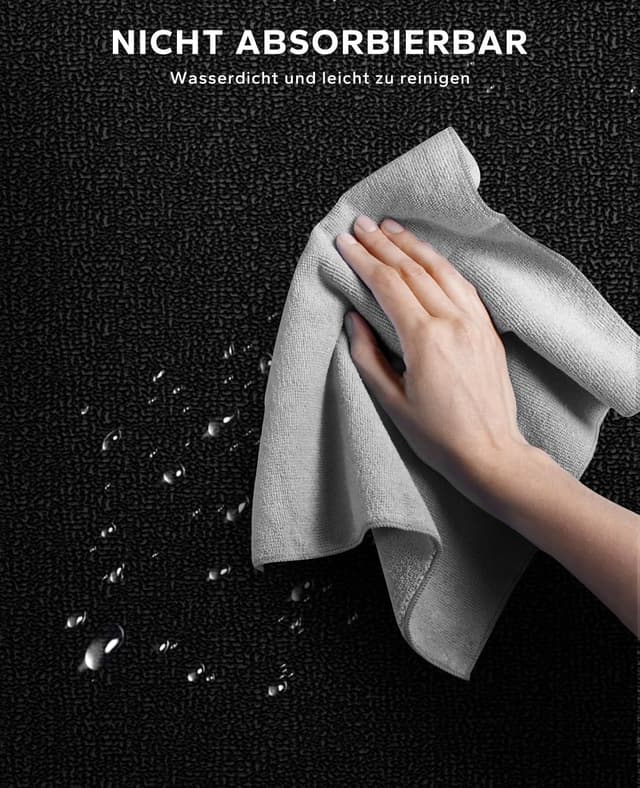 Detalle 2 de HAPBEAR Bodenschutzmatte für Fitnessgeräte mit PVC-Schutz – passend für Laufband, Ellipsentrainer & Co.