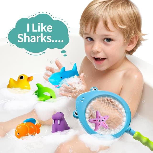 Thumbnail 5 de No Hole No Mould Baby Bath Toys 9pcs for Toddlers