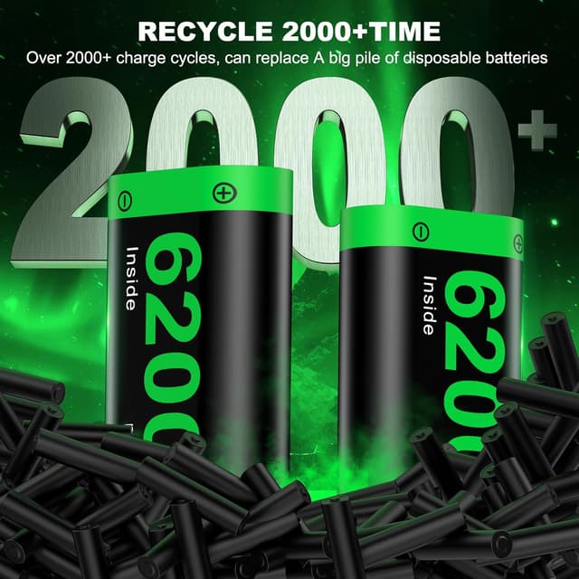 Detalle de Xbox controller battery pack 2x6200mWh