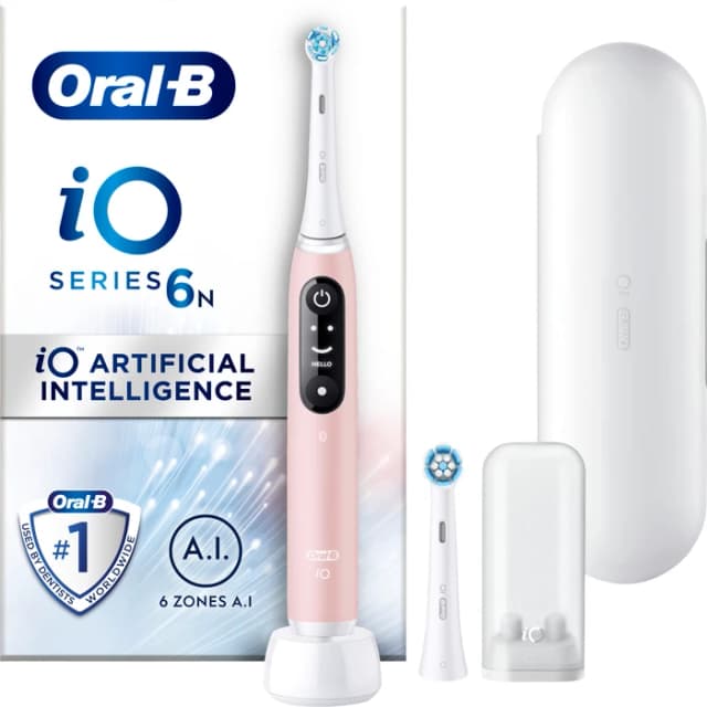 Thumbnail 8 de Oral-B iO Series 6N Hellrosa elektrische Zahnbürste