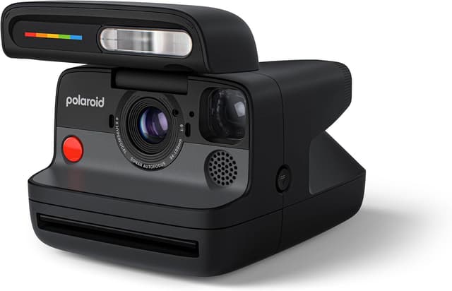 Detalle de Polaroid Flip Instant Camera + Color Film Bundle (16 Photos) — Black, Hyperfocal 4-Lens System, Sonar Autofocus, Bluetooth App