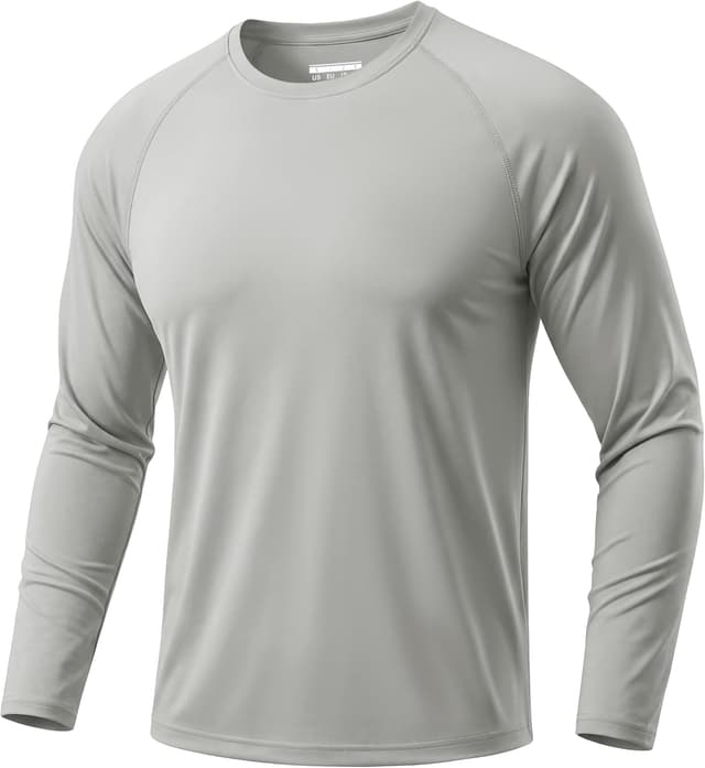 Detalle de TACVASEN Herren UPF 50+ UV-Schutz Langarmshirt (Rashguard) für Outdoor