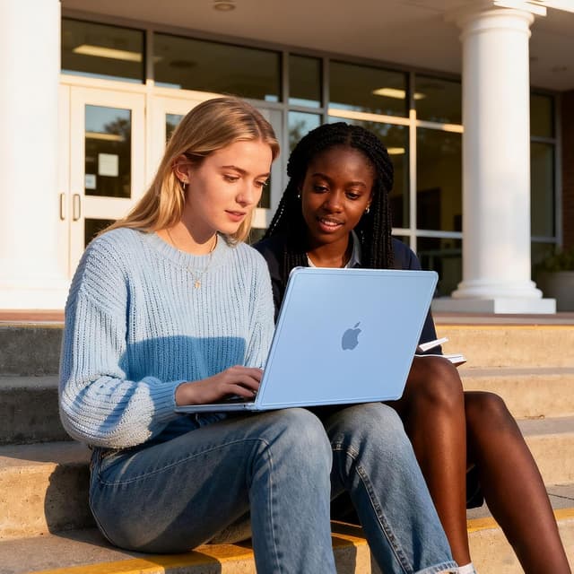 Thumbnail 6 de EooCoo Hartschalen-Hülle für MacBook Air 13 Zoll (2022–2026) – Snap Cover mit bruchfesten Ecken, mattes Himmelblau