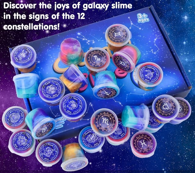 Thumbnail 6 de 24 Pack Galaxy Slime Kit – Galaxy slime cups for party favours, classroom rewards and goodie bags