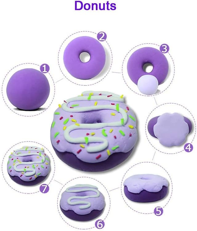 Thumbnail 5 de YILAIDA Air Dry Clay 50‑colour modelling set 🎨