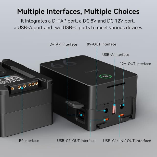 Detalle 2 de SMALLRIG VB99 Pro V-Mount Akku 6700mAh
