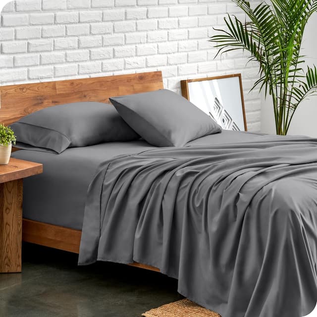 Detalle de Bare Home Queen Sheet Set, 1800 Thread