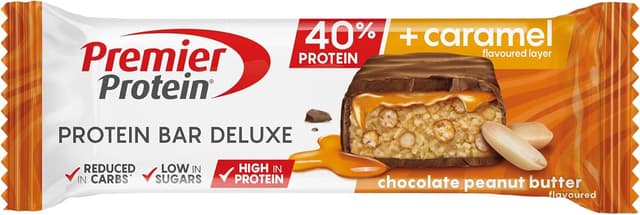 Thumbnail 1 de Premier Protein Bar Deluxe Chocolate Peanut Butter 12x50g 🍫🥜