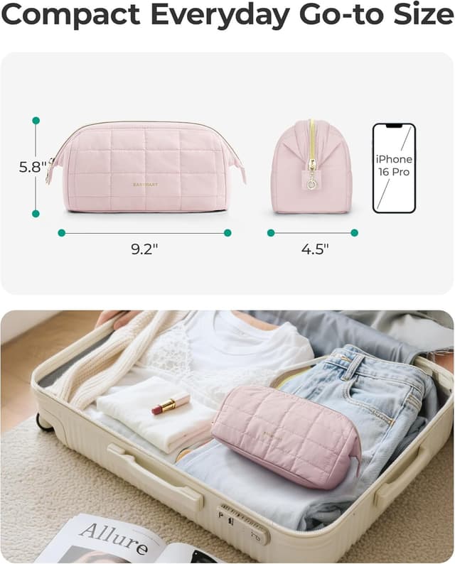 Thumbnail 5 de BAGSMART Makeup Bag Puffy Travel Organizer