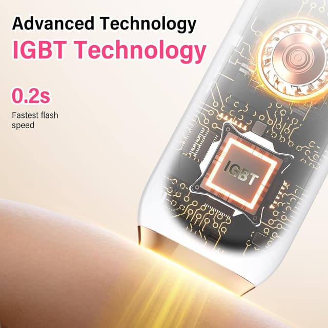 Thumbnail 1 de RWSRW IPL Épilateur lumière pulsée 0,2 s — 5 niveaux 🎀