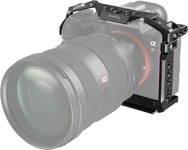 Detalle de SMALLRIG 2087D Kamerakäfig für Sony Alpha 7 III / Alpha 7R III (Aluminium, Arca-Schnellwechsel, NATO-Schiene)