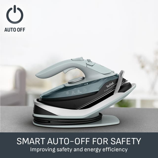 Thumbnail 6 de Tefal Freemove Power Cordless Steam Iron FV6672G0 (2600W) – ceramic soleplate, 40g/min continuous steam