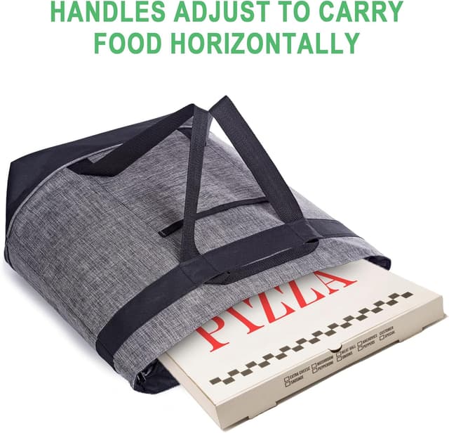 Detalle de BeeGreen Soft Insulated Cooler Bag Tote (Navy) for Beach, Grocery, and Lunch Travel