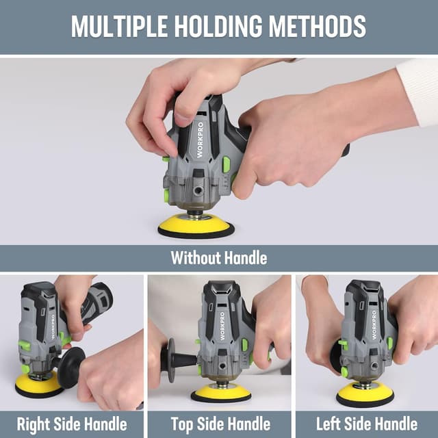 Thumbnail 5 de WORKPRO 12V Cordless Mini Polisher